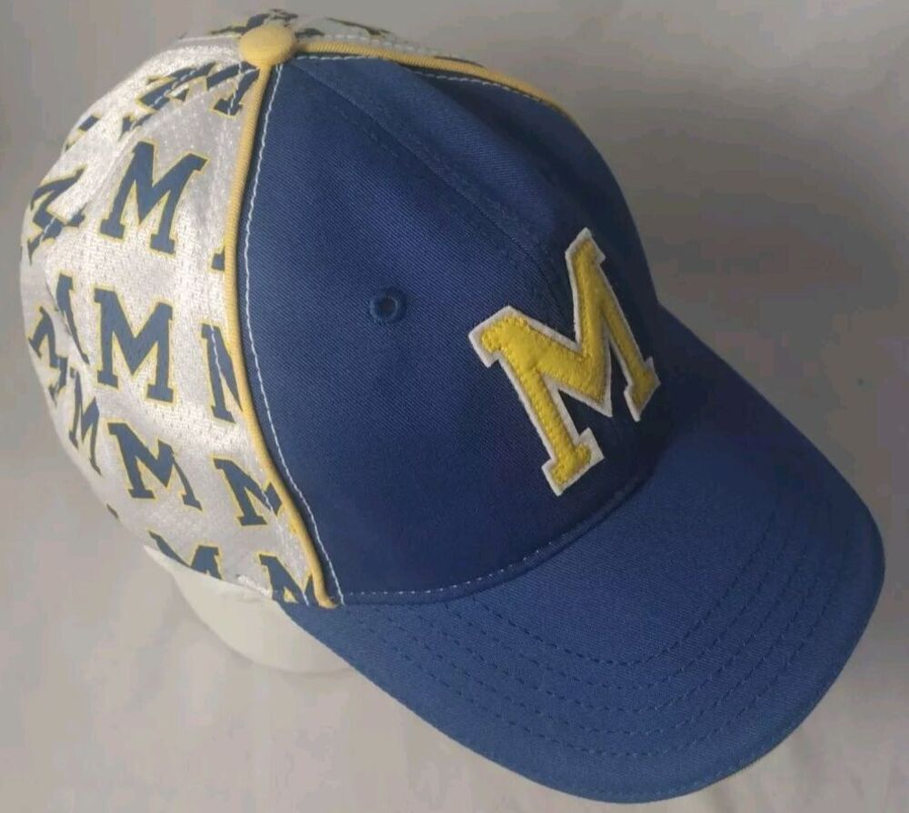 University of Michigan Wolverines & Michelin All-Over Print Strapback Hat/Cap